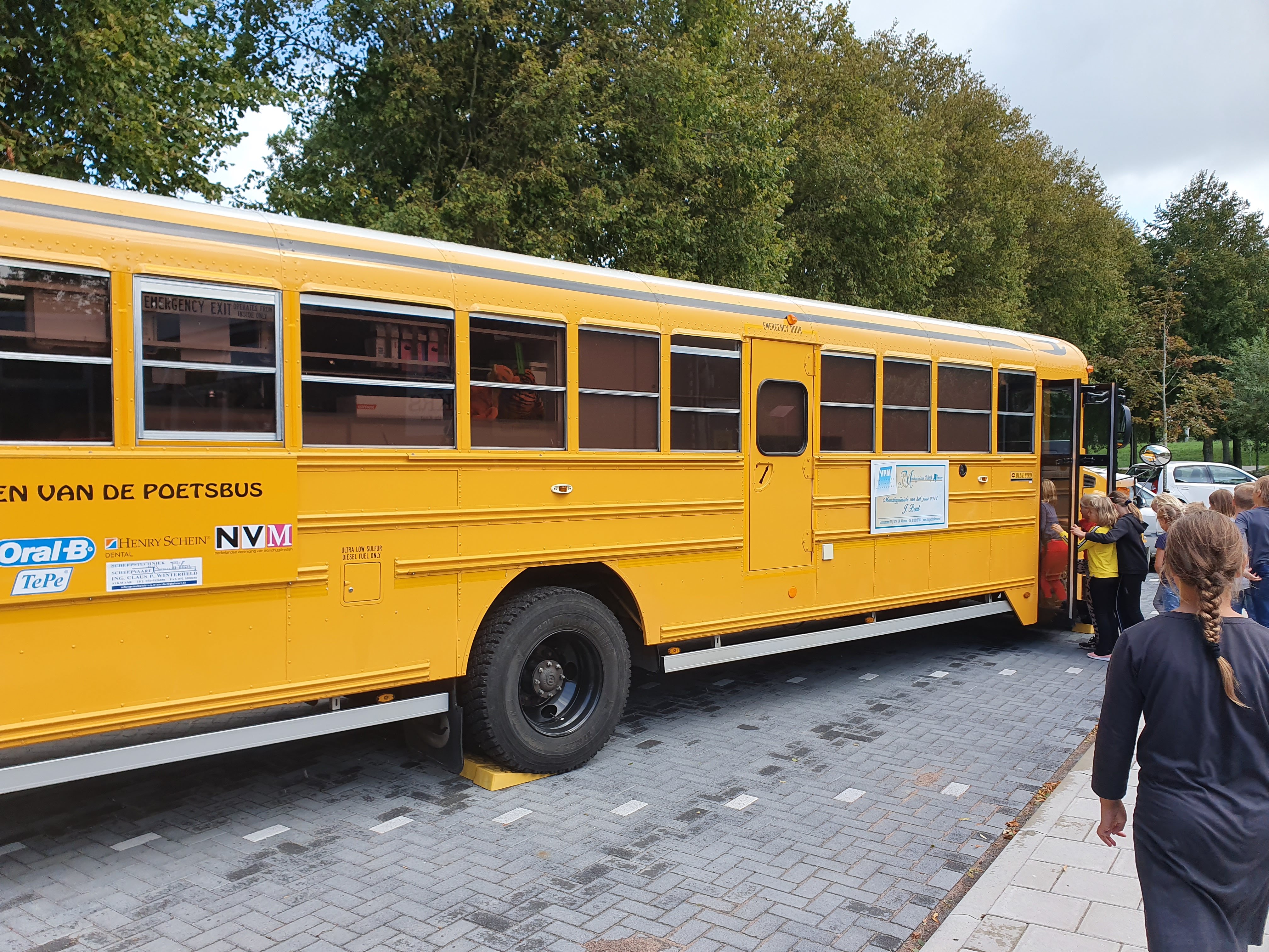 Poetsbus in groep 5/6