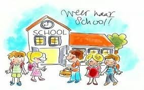 weer naar school