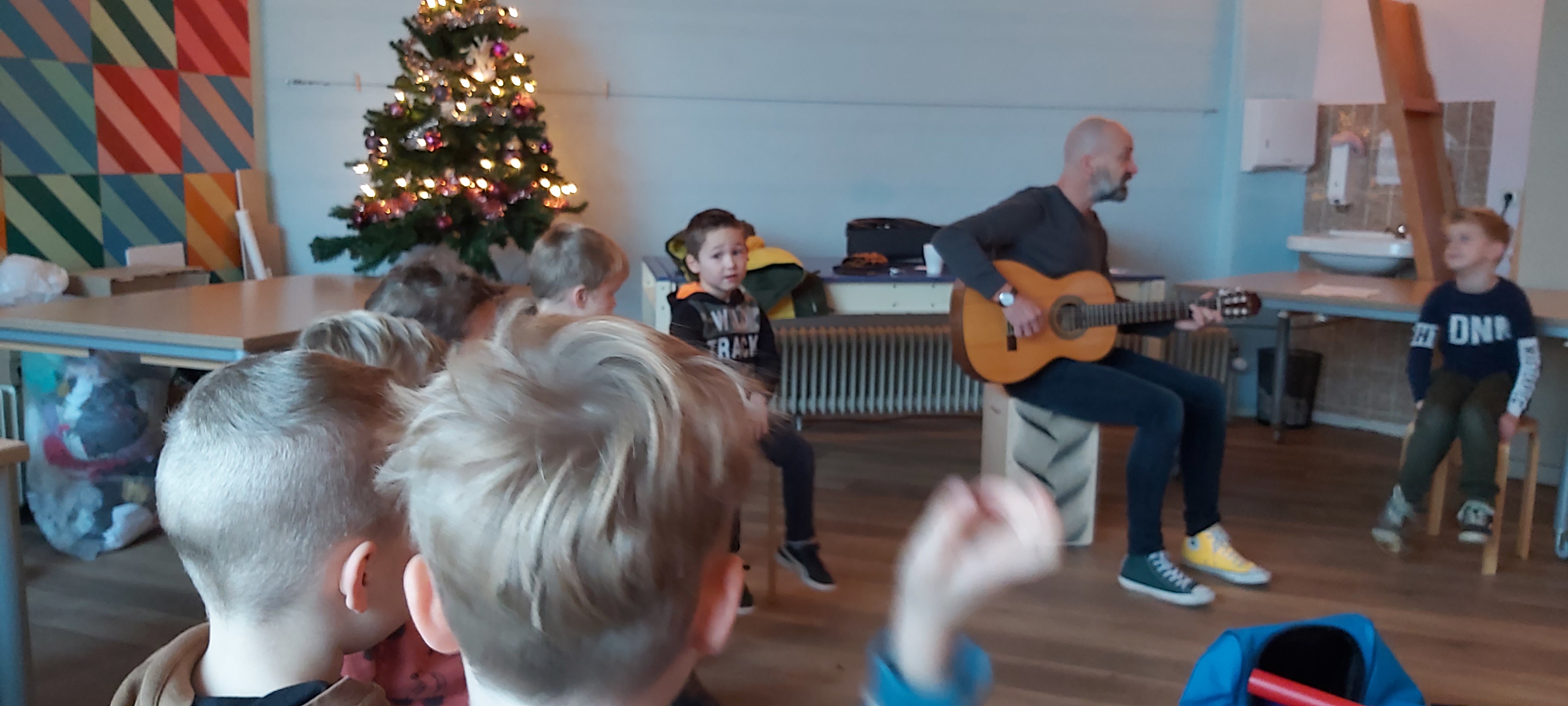 Muziek maken met meester Jantje 