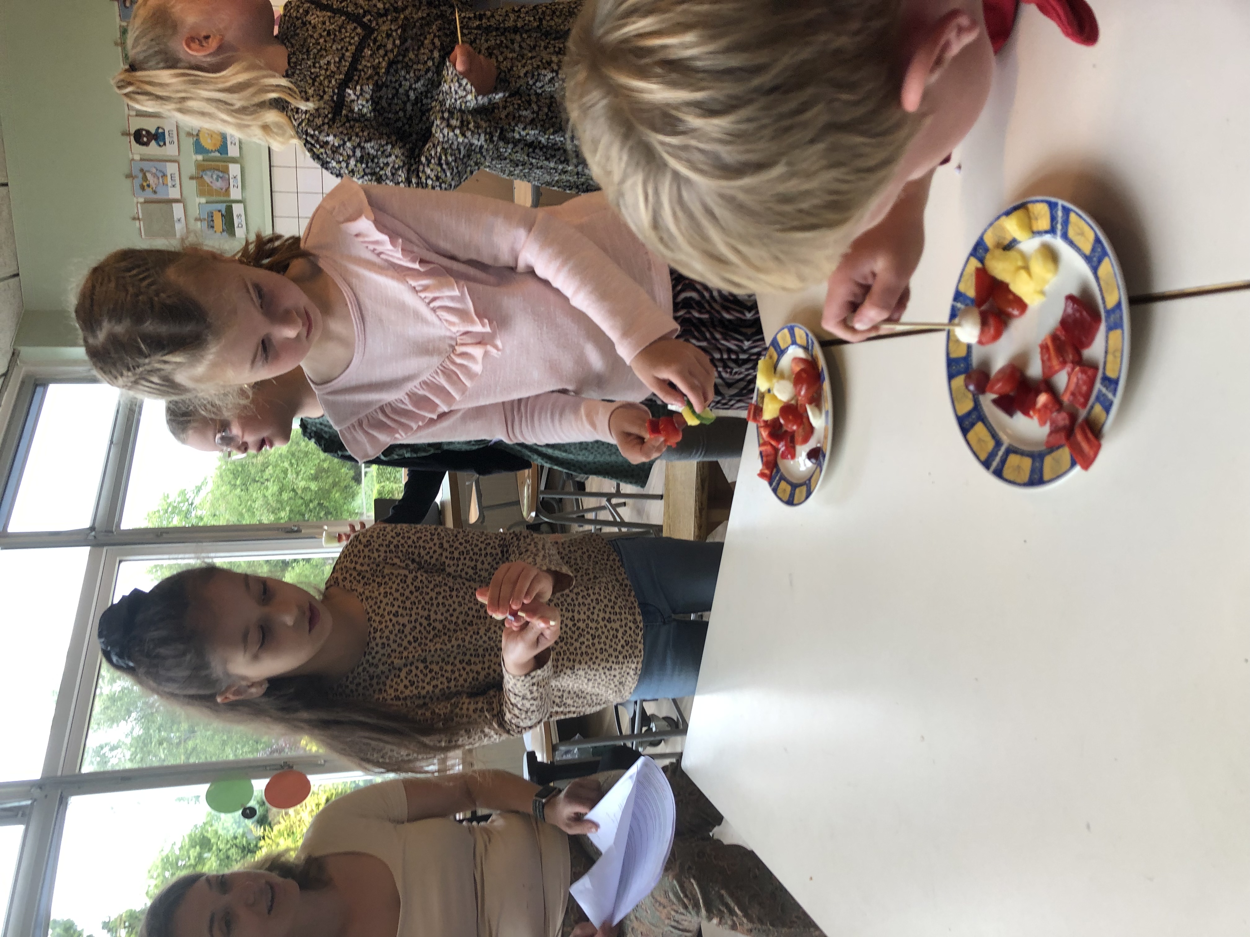 Diëtiste in de klas. 