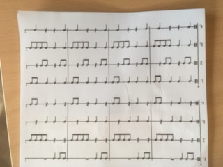 Muziekles b