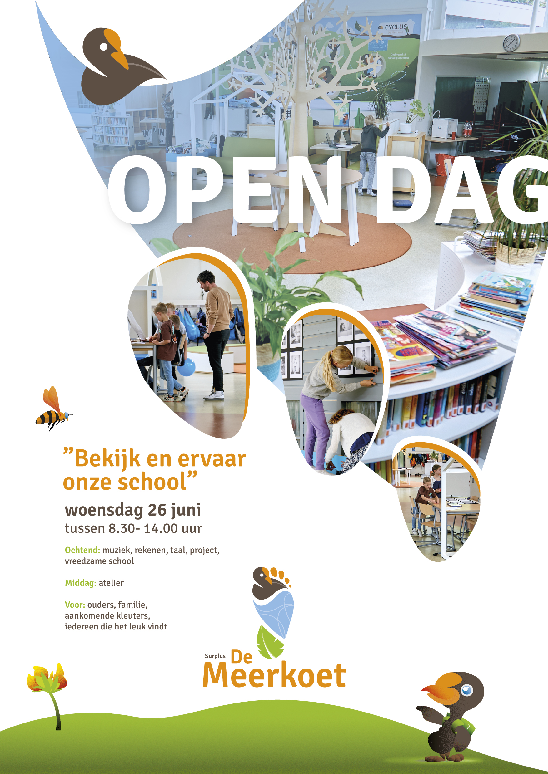 "Bekijk en ervaar onze school"